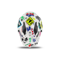 Casco cross Jet Sheratan bianco