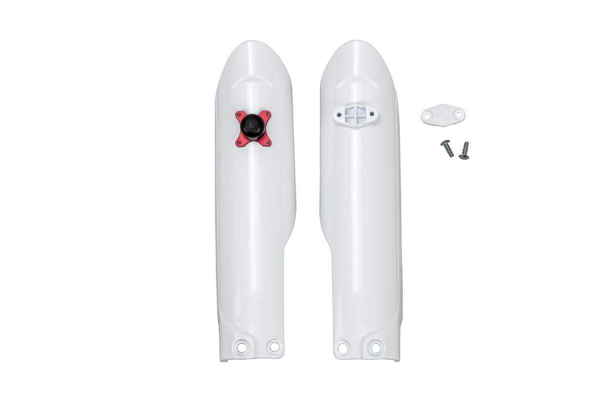 Fork Slider Protector + Quick Starter white - Ufo Plast